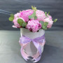 11 розовых пионов в коробке фото 4